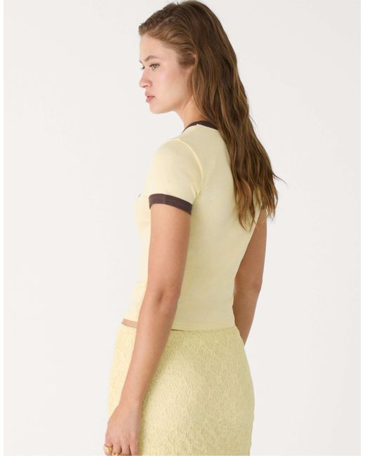 T-shirt à manches courtes - pastel Stradivarius en coloris Natural