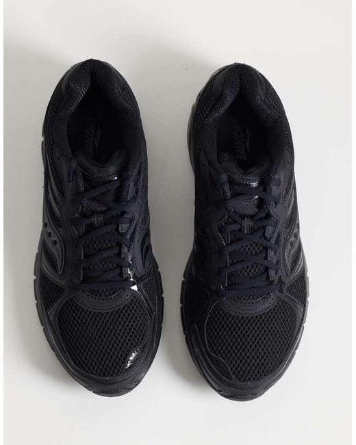 Saucony Black Grid Legacy Trainers