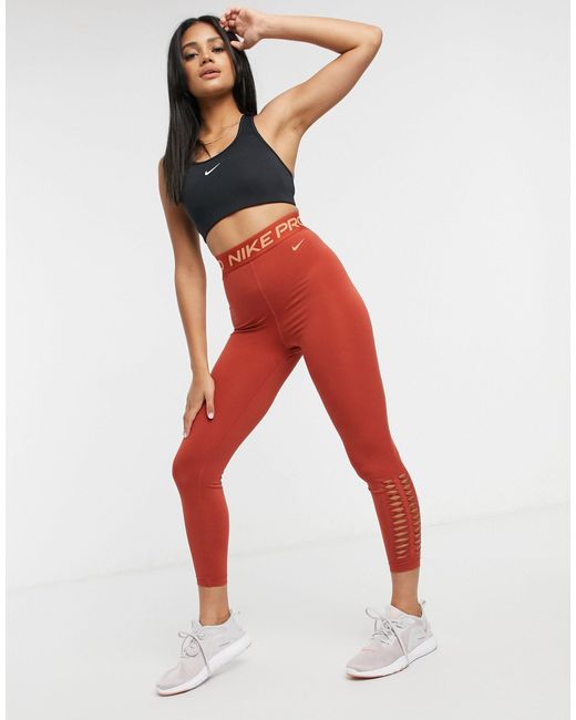 nike training pro cropped leggings