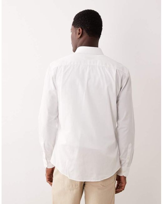 Camicia di Mango in Natural da Uomo