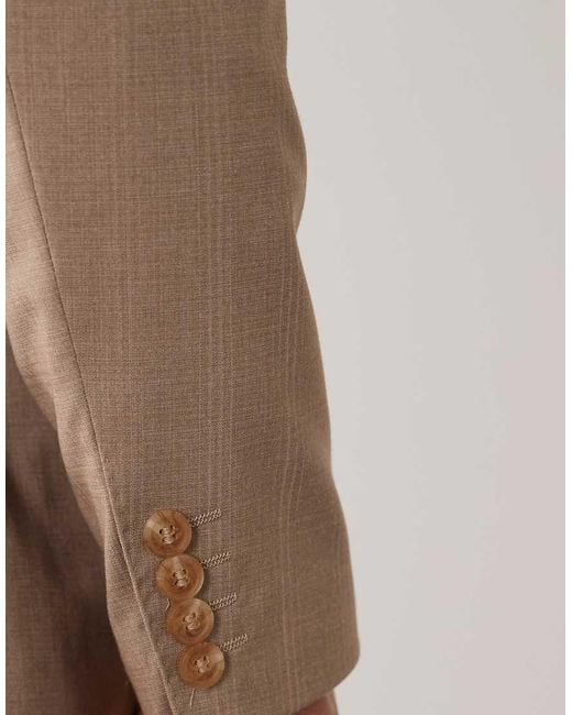 ASOS Brown Skinny Suit Jacket for men