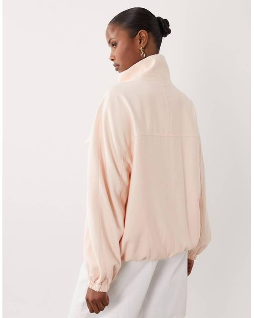 Gina Tricot Natural High Neck Cargo Jacket