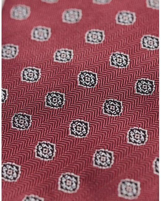 ASOS Purple Oval Spotted Pattern Tie for men