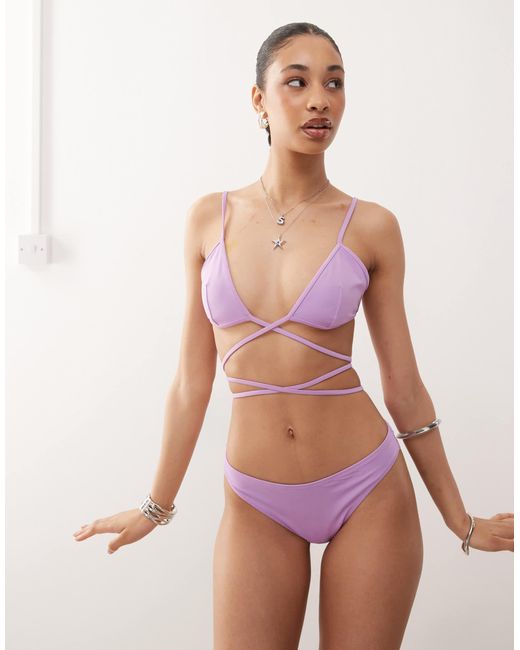Weekday Purple Bikini Bottoms