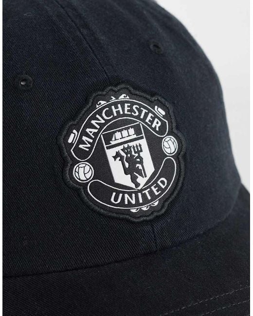 Adidas Originals Blue Adidas Football Manchester United Baseball Cap