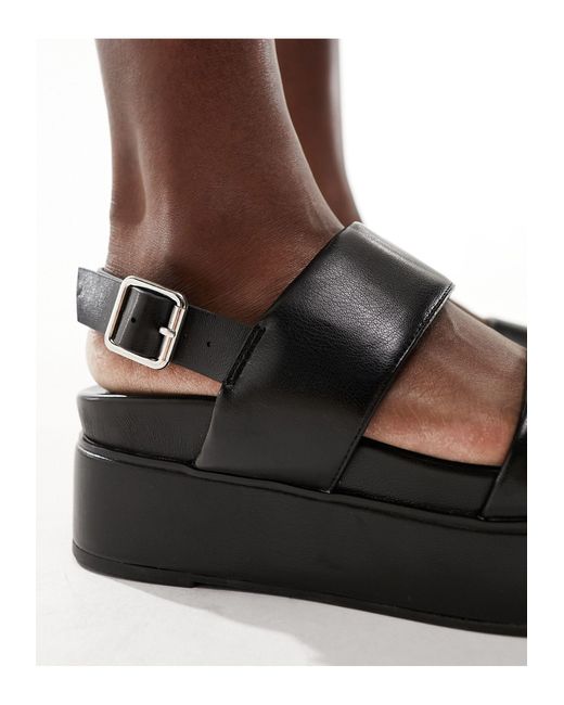 Tucker 2 - chaussures chunky à plateforme ASOS en coloris Black