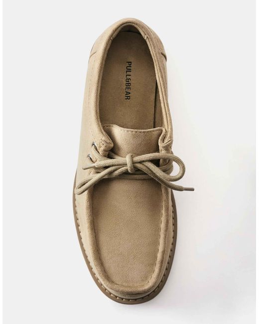 Pull&Bear Schnürschuhe in White für Herren