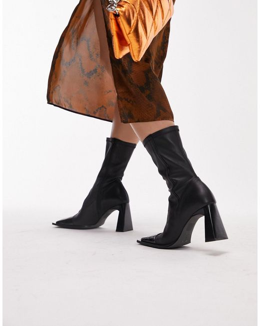 Topshop store leather shoes