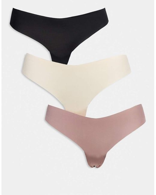 DORINA Multicolor Airlite 3 Pack No Vpl Thong
