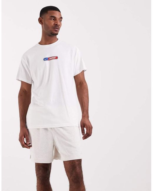 Nike White Club French Terry Shorts for men