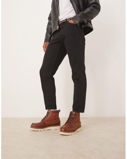 Timberland – mid – wasserdichte schnürstiefel aus vollnarbenleder in Brown für Herren