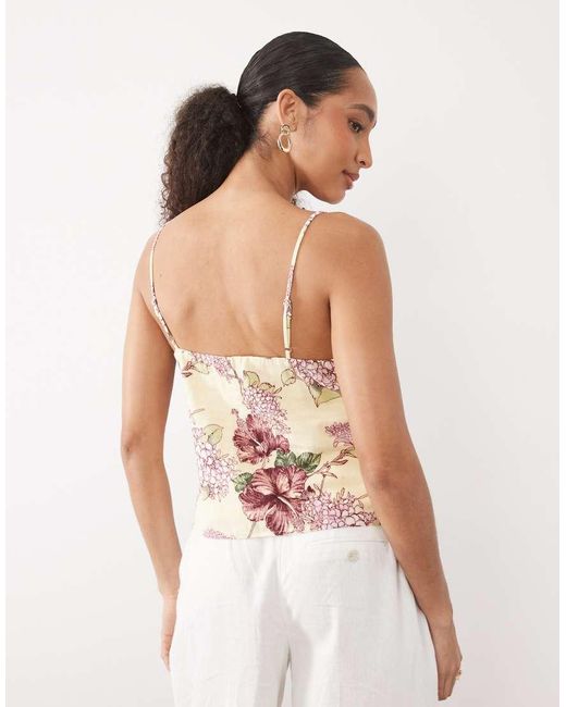 Abercrombie & Fitch Pink V-neck Cami Top