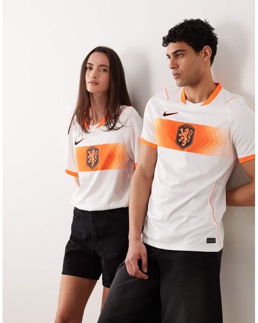 Nike Football Black Nike Netherlands World Cup 26 Away Jersey for men