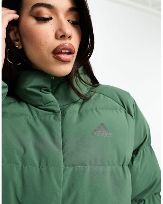 adidas Originals Adidas Outdoor Helionic Jacket in Green | Lyst