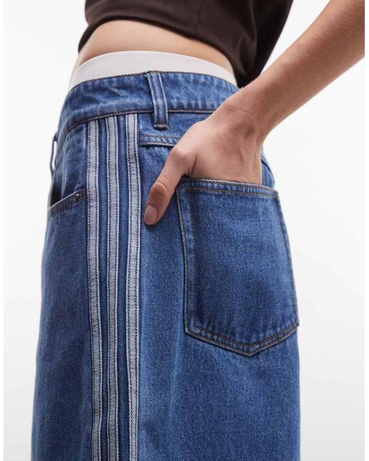 Adidas Originals Blue Firebird Jorts