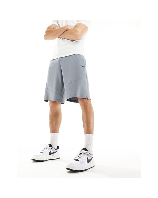 Pantalones cortos Nike Basketball de hombre de color Gray