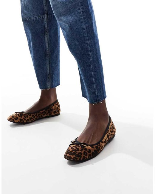 Ballerine Leopardate di New Look in Blue