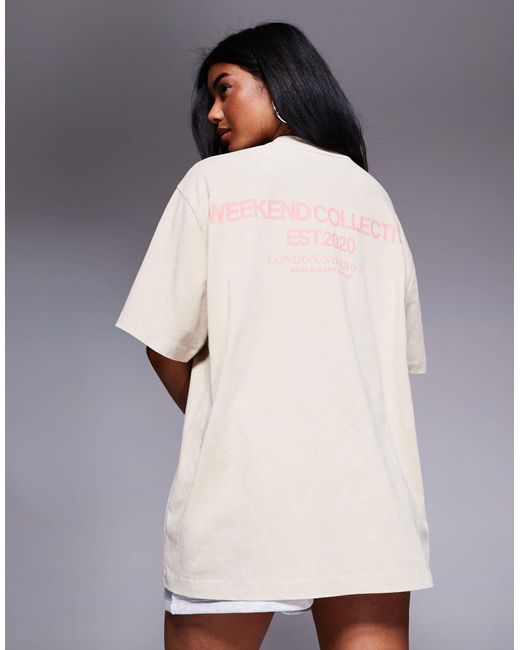 ASOS Natural Weekend collective – oversize-t-shirt