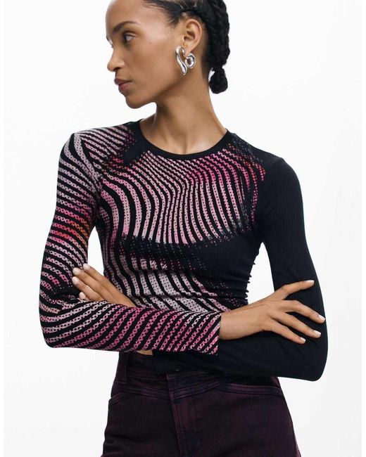 Wavy Desigual de color Blue
