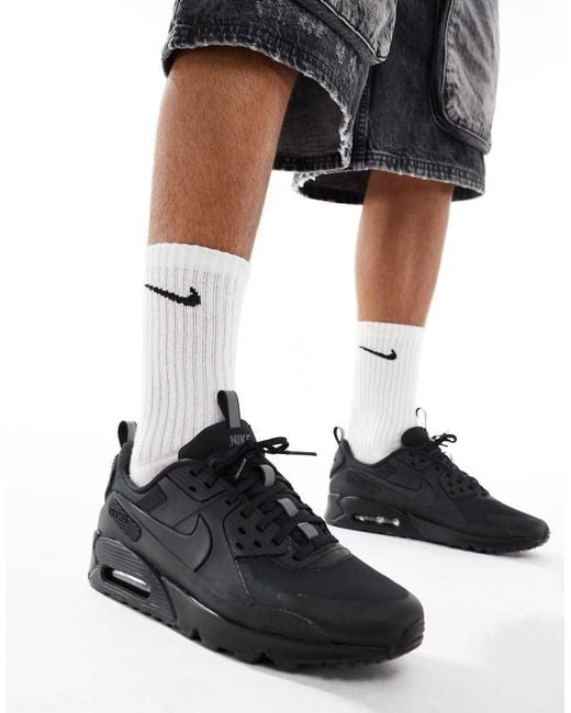Nike Black Air Max 90 Drift Trainers for men