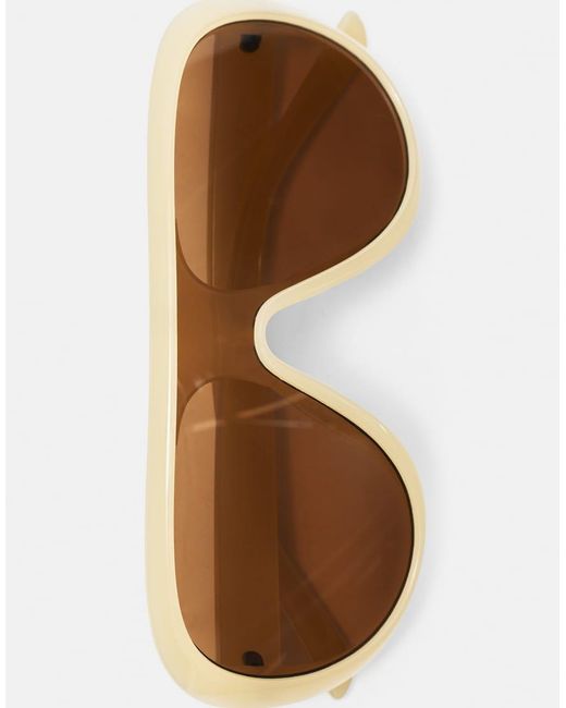 Occhiali Da Sole Modello Aviatore di Pull&Bear in Brown
