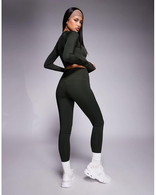 4505 Green Icon Bum Sculpt Gym Legging With Inner Pocket