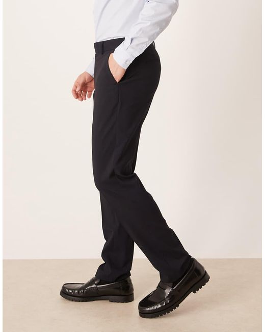 ASOS White Smart Slim Pants for men