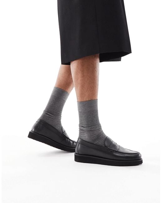 ASOS Black Loafers for men