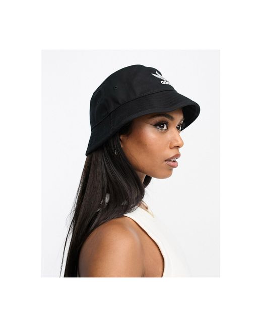 Adicolor - cappello da pescatore nero con logo del trifoglio di adidas  Originals in Nero | Lyst