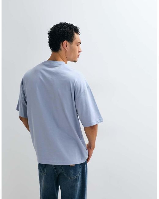 ASOS Blue Oversized T-shirt With Argentina Graphic for men