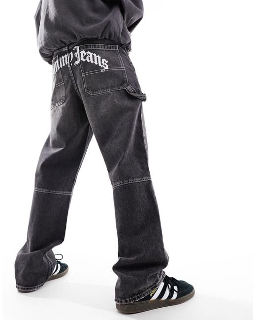 Tommy Hilfiger – weite jeans in Black für Herren
