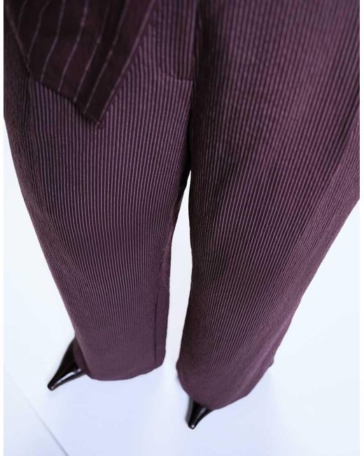 ASOS Purple Asos Design Curve Mensy Pants