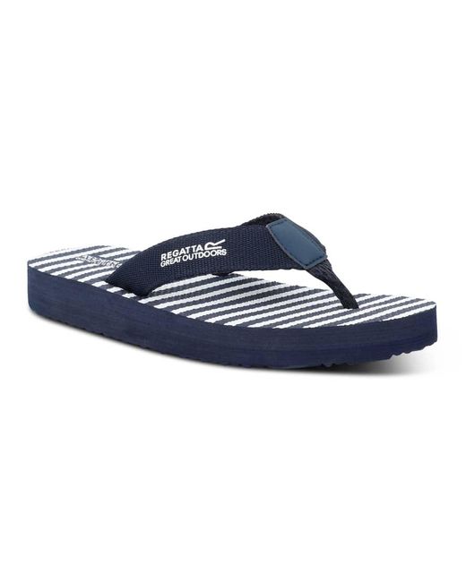 Regatta Blue Catarina Lightweight Flip Flops