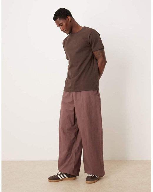 ASOS Brown Breathemaxtm Heavyweight Regular Fit T-shirt for men