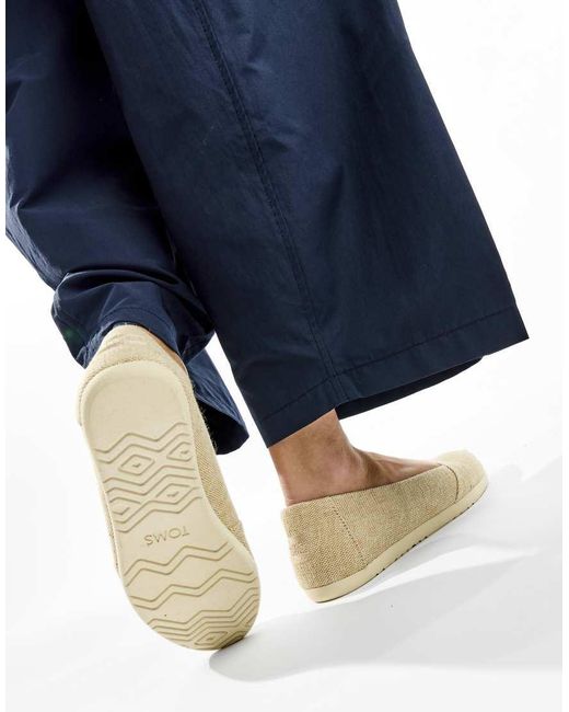 TOMS Blue Alpargata Ballet