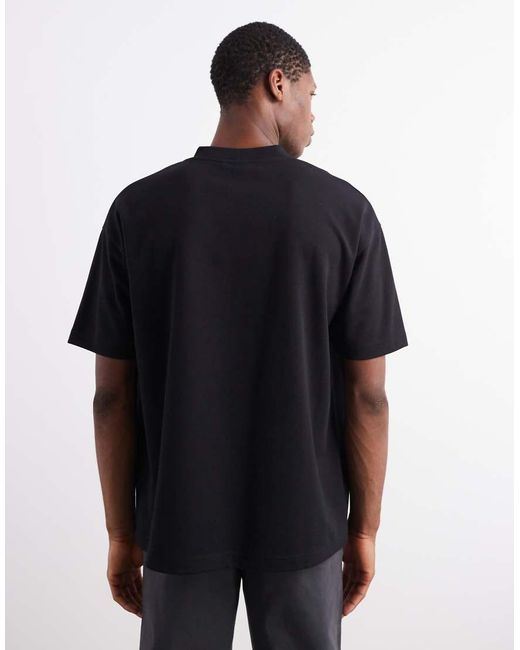 ASOS Black Heavyweight Oversized T-shirt for men