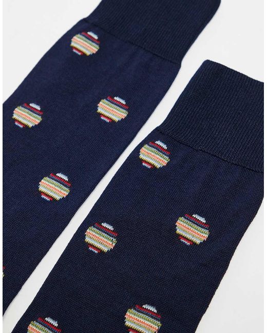 Calcetines Con Estampado De Lunares De Arcoíris De Paul Smith Paul Smith de hombre de color Blue