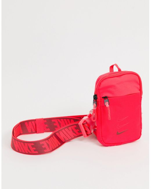 Nike Red Branded Belt Bag for men
