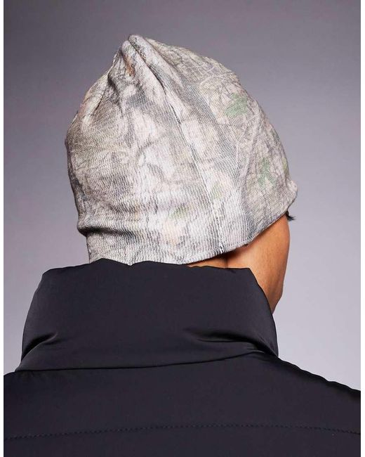 Faded Store Blue Skull Beanie for men