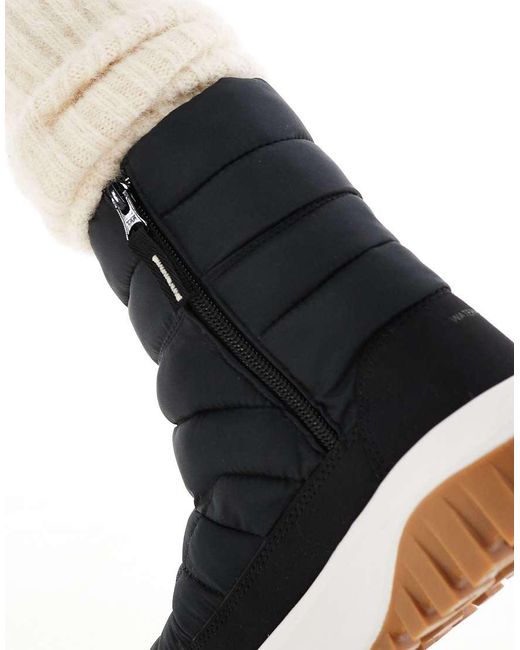 Columbia Black Snowtrot Mid Snow Boots