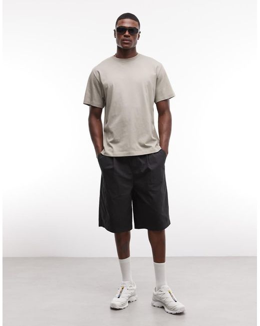 The North Face Gray Flower Scribble Backprint T-Shirt for men