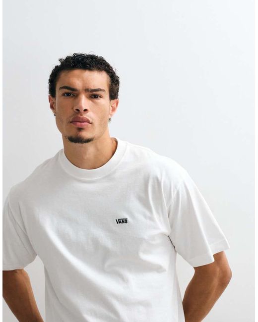 Vans White Left Chest Ii Loose T-shirt for men