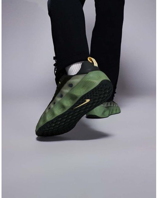 Nike Green Ava Rover Reflective Trainers for men