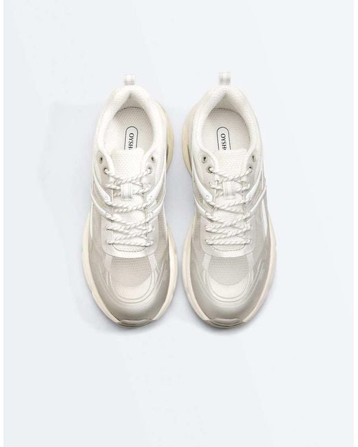 Oysho White Running Trainers