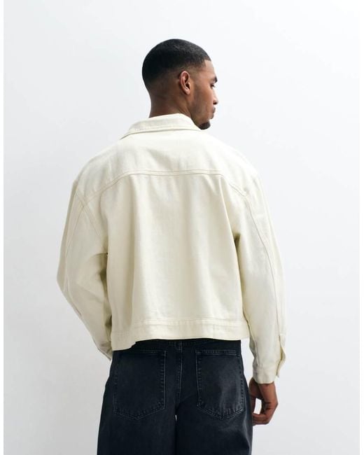 Liquor N Poker Gray Buckle Detail Harrington Jacket for men