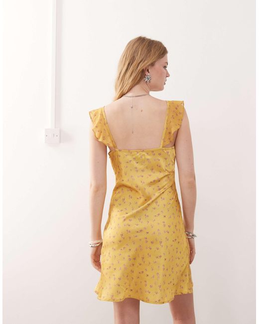 Reclaimed (vintage) Natural – freizeit-minikleid