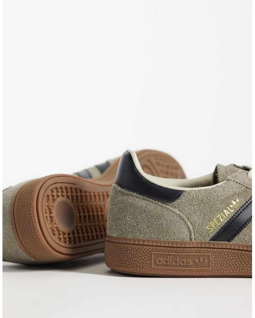Adidas Originals Brown Handball Spezial Trainers And Black for men