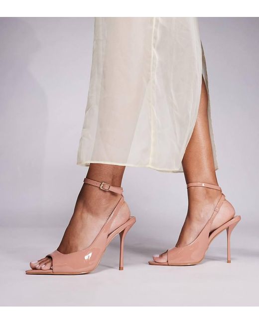 SIMMI Pink Simmi London Theodosia Wide Fit High Heeled Sandal With Tie Detail