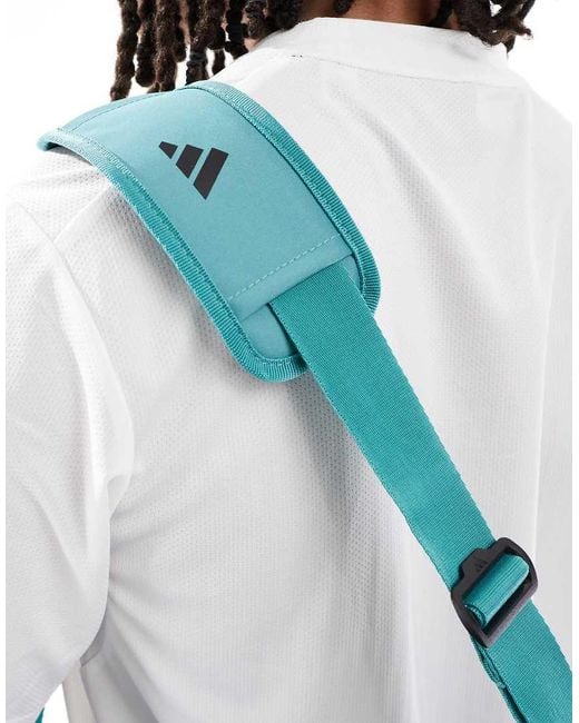 Adidas Originals Blue Adidas Training Medium Duffle Bag