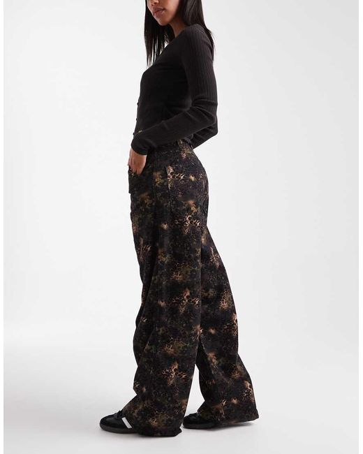 Collusion Black X002 baggy Jeans